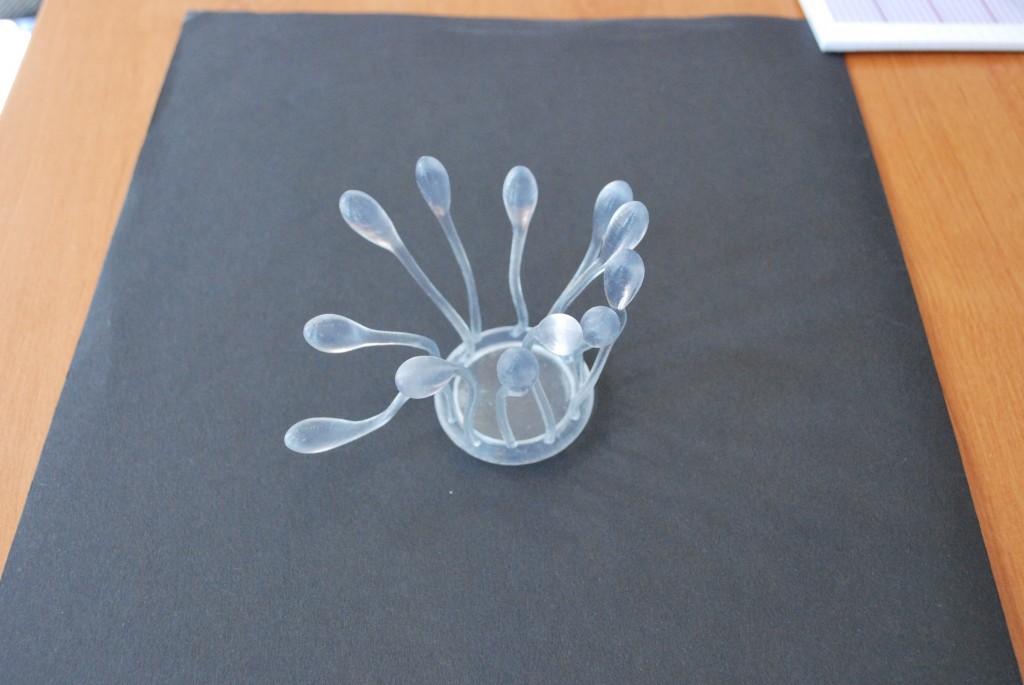 Tentacules en impression 3D transparente